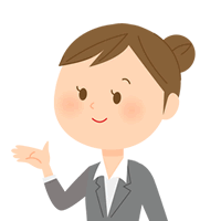 案内をしている女性